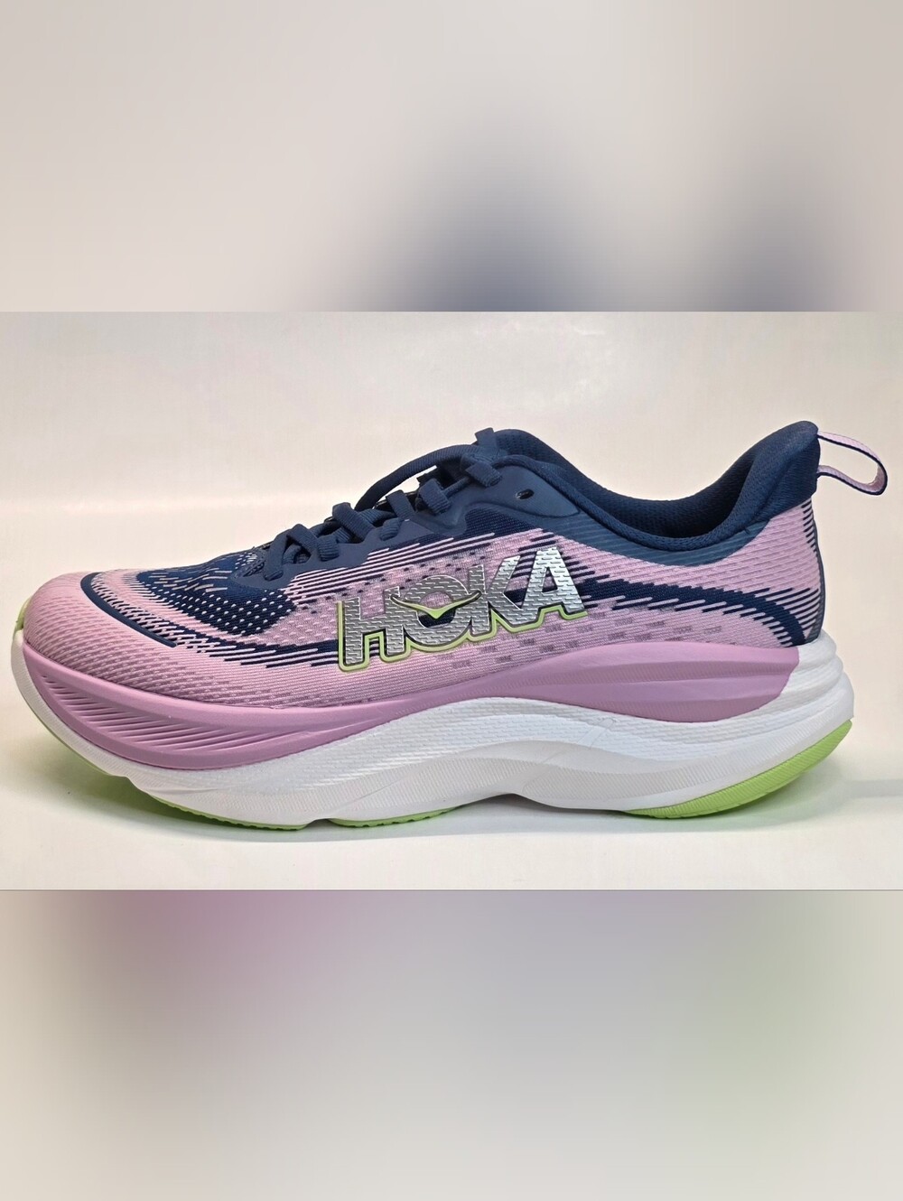 New Hoka One Skyflow Lightweight Running Shoes Pink~Blue Women's Size 8.5B - Picture 4 of 12